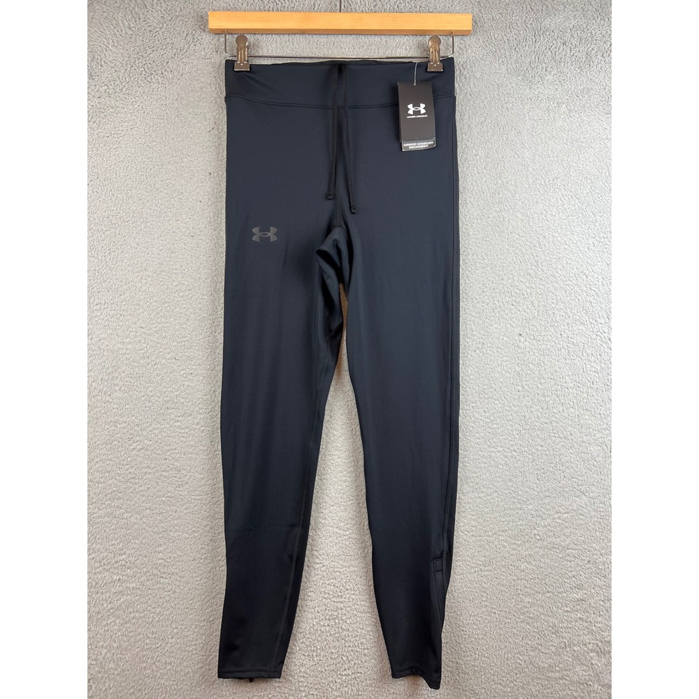 New Under Armour Mens Launch Pro Tights Black Speedpocket Running Leggings M